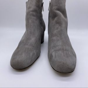 Anthropologie Sam Edelman Edith Gray Suede Booties